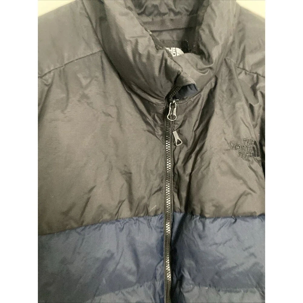 The North Face Mens Navy Black 1996 Retro Nuptse 700 Down Puffer Jacket  XXL